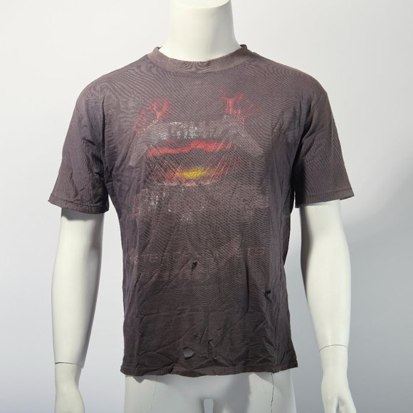 Metallica Master of Puppets Original Vintage Shredded T-Shirt Metal Tee Size L - Picture 1 of 9